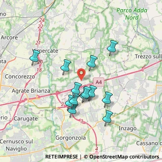 Mappa Via Don Luigi Sturzo, 20873 Cavenago di Brianza MB, Italia (3.20462)