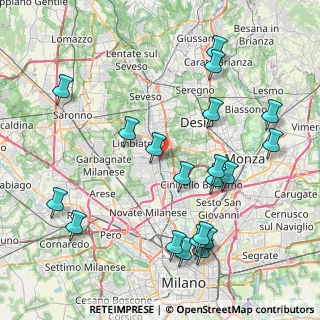 Mappa Via Alessandro Coti Zelati, 20030 Paderno Dugnano MI, Italia (9.339)