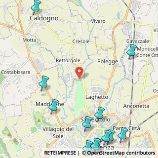 Mappa Via Capodichino, 36030 Caldogno VI, Italia (3.46333)
