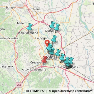 Mappa Via Capodichino, 36030 Caldogno VI, Italia (7.21529)