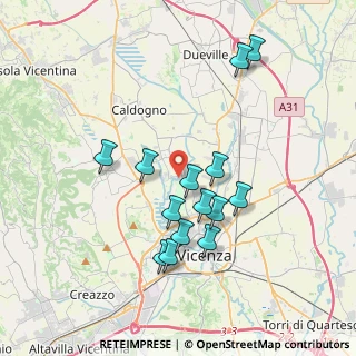 Mappa Via Capodichino, 36030 Caldogno VI, Italia (3.46643)