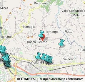 Mappa Via Libertà, 13845 Biella BI, Italia (3.289)