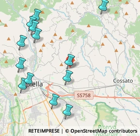 Mappa Via Libertà, 13845 Biella BI, Italia (5.03769)