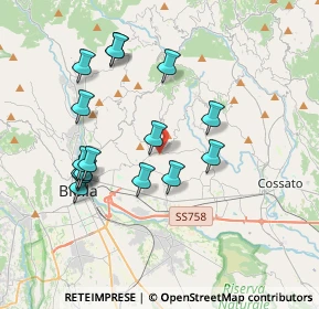 Mappa Via Libertà, 13845 Biella BI, Italia (3.64063)