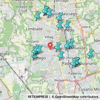 Mappa Via Camillo Benso Conte di Cavour, 20030 Senago MI, Italia (2.06737)
