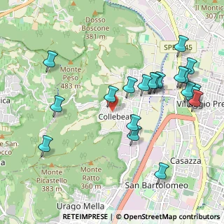 Mappa Via Palmiro Togliatti, 25060 Collebeato BS, Italia (1.1235)