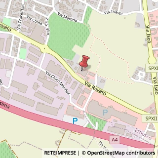 Mappa Via Rovato, 31, 25030 Erbusco, Brescia (Lombardia)