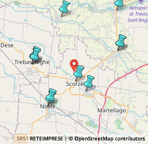 Mappa Via S. Benedetto, 30037 Scorzé VE, Italia (4.49909)