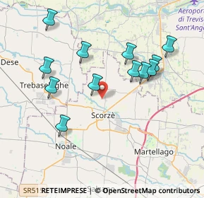 Mappa Via S. Benedetto, 30037 Scorzé VE, Italia (3.82583)