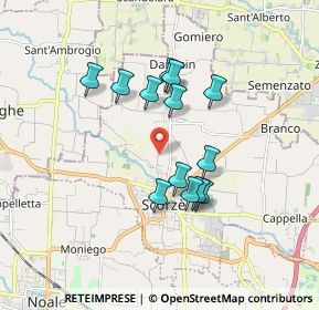 Mappa Via S. Benedetto, 30037 Scorzé VE, Italia (1.46231)