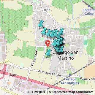 Mappa Via Sant'Antonio, 25046 Cazzago San Martino BS, Italia (0.25926)