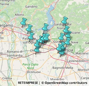 Mappa Via Sant'Antonio, 25046 Cazzago San Martino BS, Italia (10.2935)