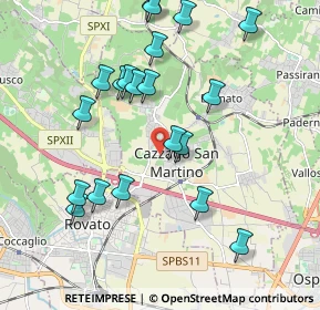 Mappa Via Sant'Antonio, 25046 Cazzago San Martino BS, Italia (2.0625)