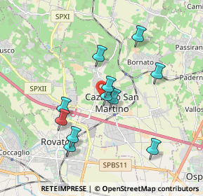 Mappa Via Sant'Antonio, 25046 Cazzago San Martino BS, Italia (1.66727)