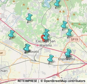 Mappa Via Sant'Antonio, 25046 Cazzago San Martino BS, Italia (3.97417)