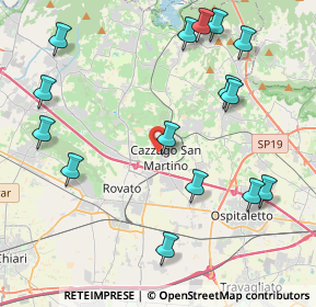 Mappa Via Sant'Antonio, 25046 Cazzago San Martino BS, Italia (4.93)