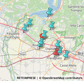 Mappa Via Sant'Antonio, 25046 Cazzago San Martino BS, Italia (6.16909)