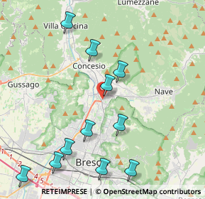 Mappa Villaggio Prealpino Via Prima, 25136 Brescia BS, Italia (5.25)