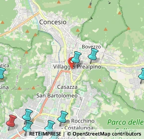 Mappa Villaggio Prealpino Via Prima, 25136 Brescia BS, Italia (3.69286)