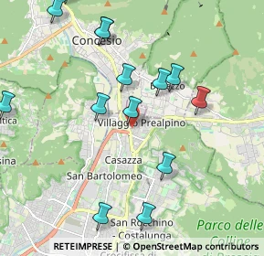 Mappa Villaggio Prealpino Via Prima, 25136 Brescia BS, Italia (2.27643)