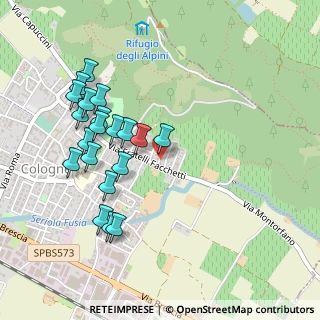 Mappa Via Madonna della Pace, 25033 Cologne BS, Italia (0.4955)