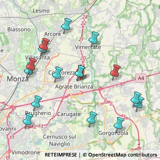 Mappa Via Padre Vismara, 20864 Agrate Brianza MB, Italia (4.75188)