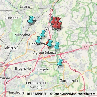 Mappa Via Padre Vismara, 20864 Agrate Brianza MB, Italia (3.37176)