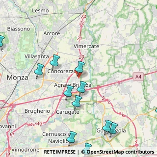 Mappa Via Padre Vismara, 20864 Agrate Brianza MB, Italia (5.47167)