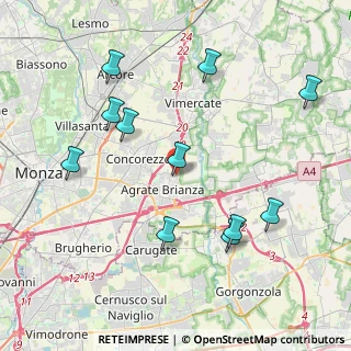 Mappa Via Padre Vismara, 20864 Agrate Brianza MB, Italia (4.34455)