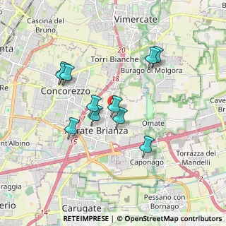 Mappa Via Padre Vismara, 20864 Agrate Brianza MB, Italia (1.62091)