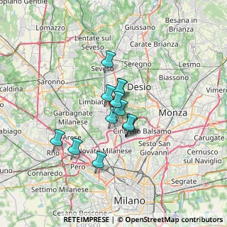 Mappa Via Ugo Foscolo, 20037 Paderno Dugnano MI, Italia (4.41846)