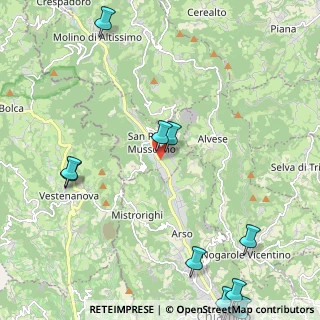Mappa Via Risorgimento, 36070 San Pietro Mussolino VI, Italia (3.26917)