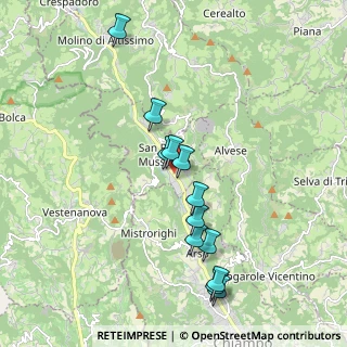 Mappa Via Risorgimento, 36070 San Pietro Mussolino VI, Italia (1.87167)