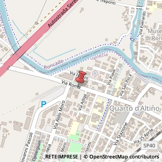 Mappa Via Roma, 39, 30020 Quarto d'Altino, Venezia (Veneto)