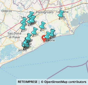 Mappa Viale degli Aironi, 30021 Caorle VE, Italia (12.96368)