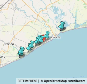 Mappa Viale degli Aironi, 30021 Caorle VE, Italia (5.80308)