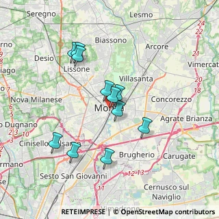 Mappa Via Italia, 20052 Monza MB, Italia (3.16727)