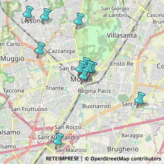 Mappa Via Italia, 20052 Monza MB, Italia (1.98727)