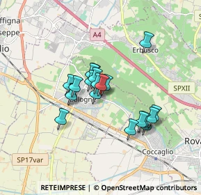 Mappa Via Giacomo Leopardi, 25033 Cologne BS, Italia (1.2555)