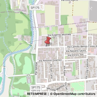Mappa Via Camillo Benso Conte di Cavour, 13, 20030 Senago, Milano (Lombardia)