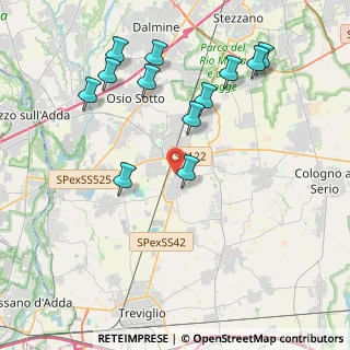 Mappa Via Romero, 24040 Arcene BG, Italia (4.30083)