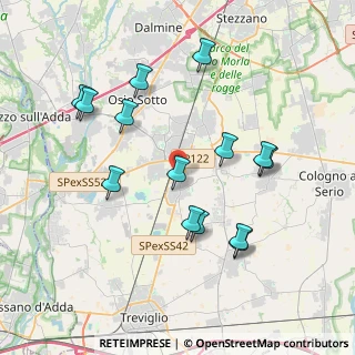Mappa Via Romero, 24040 Arcene BG, Italia (3.85857)
