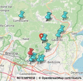 Mappa Via Cariadighe, 25080 Serle BS, Italia (7.13214)