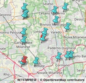 Mappa Via L. Cadorna, 20030 Senago MI, Italia (4.54647)