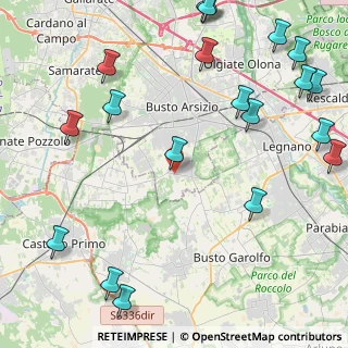 Mappa Via Toscana, 21052 Busto Arsizio VA, Italia (6.129)