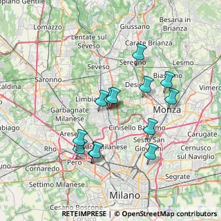 Mappa Via Giovan Battista Vico, 20037 Paderno Dugnano MI, Italia (6.63154)