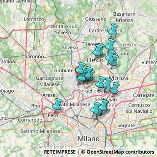 Mappa Via Giovan Battista Vico, 20030 Paderno Dugnano MI, Italia (6.038)