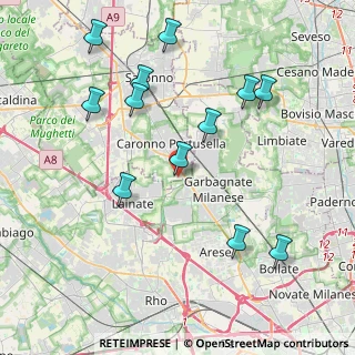 Mappa Via de Andrè Fabrizio, 21042 Caronno Pertusella VA, Italia (4.37667)