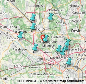 Mappa Via de Andrè Fabrizio, 21042 Caronno Pertusella VA, Italia (7.32455)