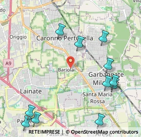 Mappa Via de Andrè Fabrizio, 21042 Caronno Pertusella VA, Italia (2.68818)